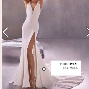 Pronovias Blue Moon White Wedding Dress